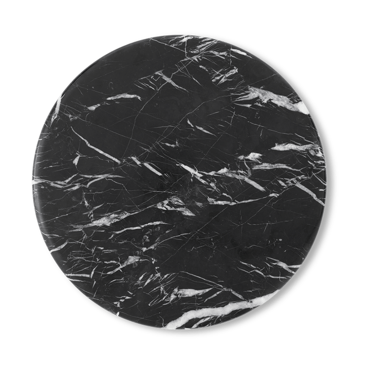 Wire Stool VP11 płyta górna Ø38 cm - Marmur Nero Marquina - &Tradition