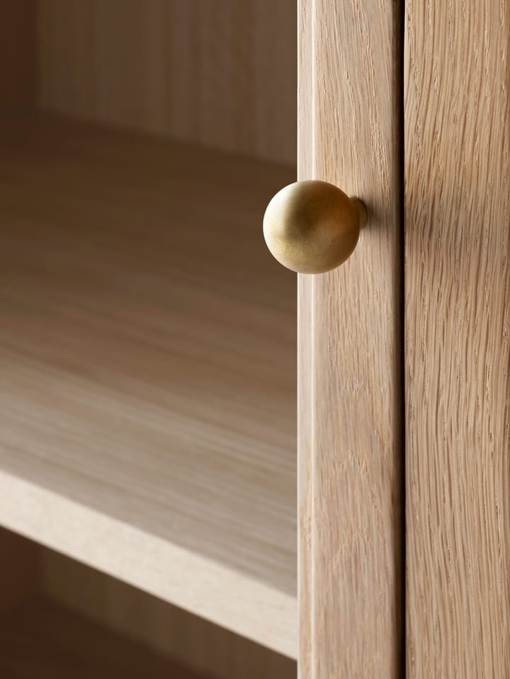 Witryna przeszklona Trace SC87 50x192x40 cm, Natural Naturaal oak &Tradition