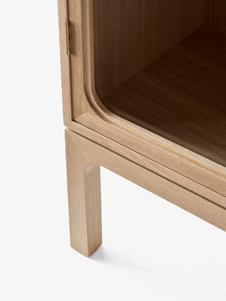 Witryna przeszklona Trace SC87 50x192x40 cm, Natural Naturaal oak &Tradition