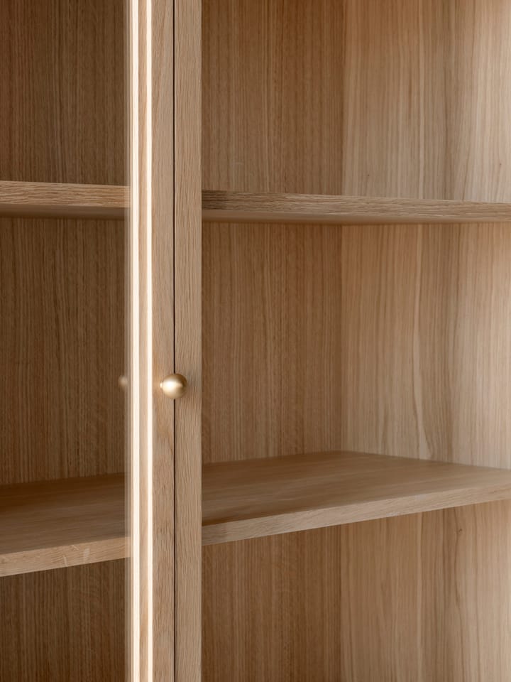 Witryna przeszklona Trace SC88 120x192x40 cm, Natural Naturaal oak &Tradition