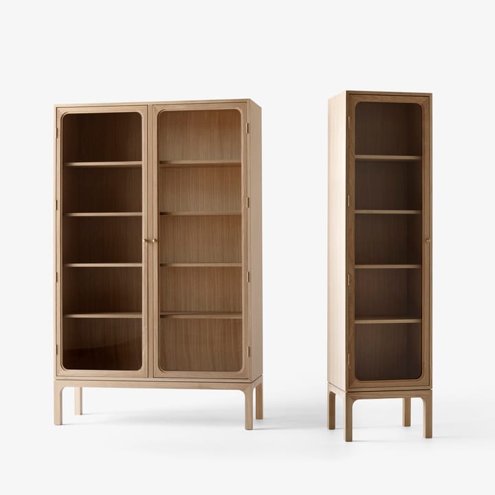 Witryna przeszklona Trace SC88 120x192x40 cm, Natural Naturaal oak &Tradition