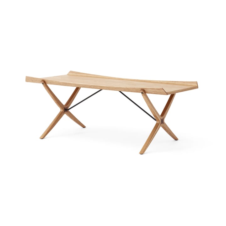 X HM13 stolik kawowy 61x120 cm - Lacquered oak-walnut inserts - &Tradition