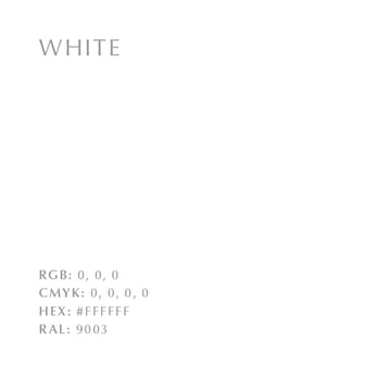 Abażur Cornet  - biały, mosiądz - Umage