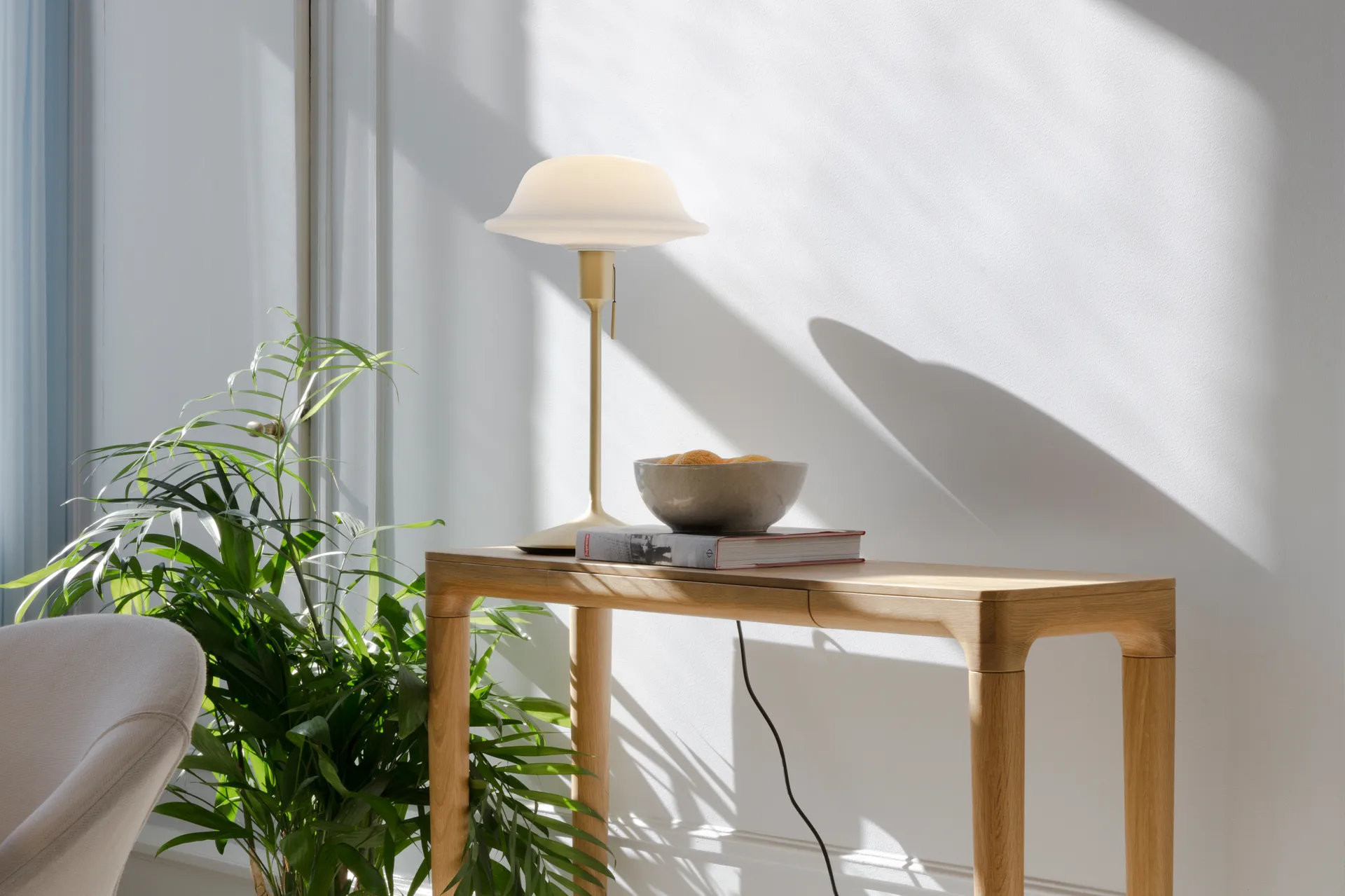 Abażur do lampy Ø30 cm Butler, Biały Umage