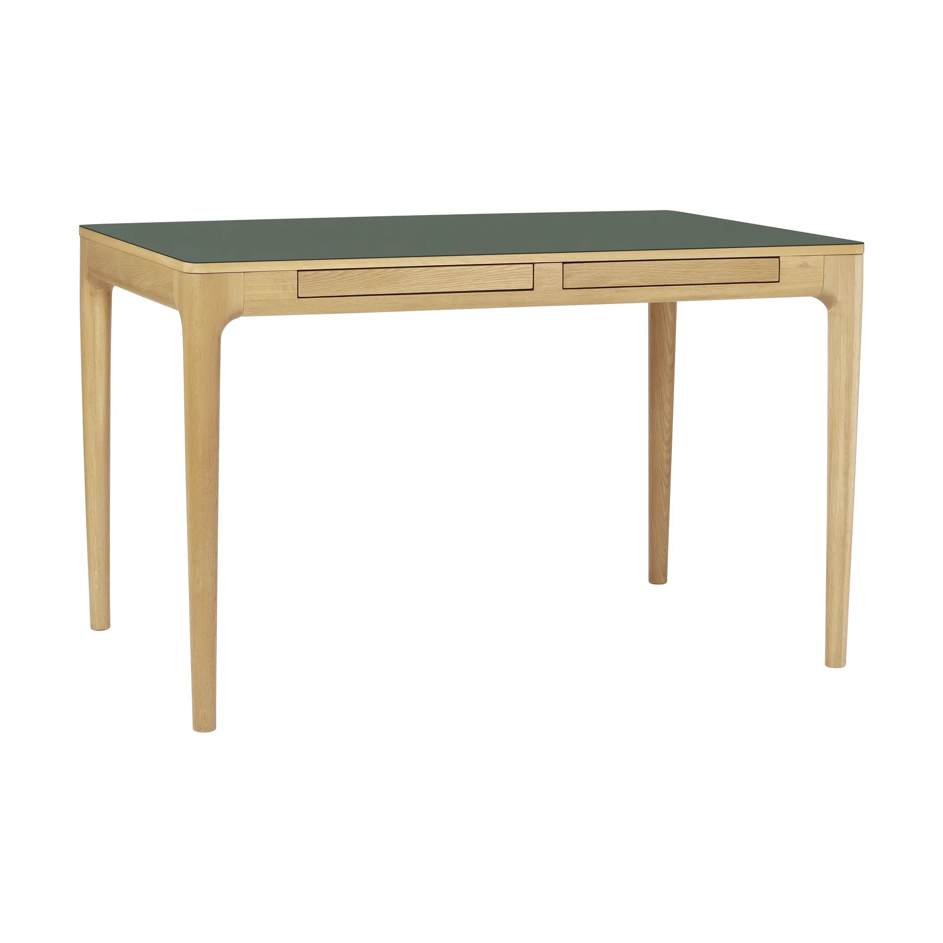 Biurko Heart'n'Soul 80x120 cm, Dąb-Fenix Moss Green Umage