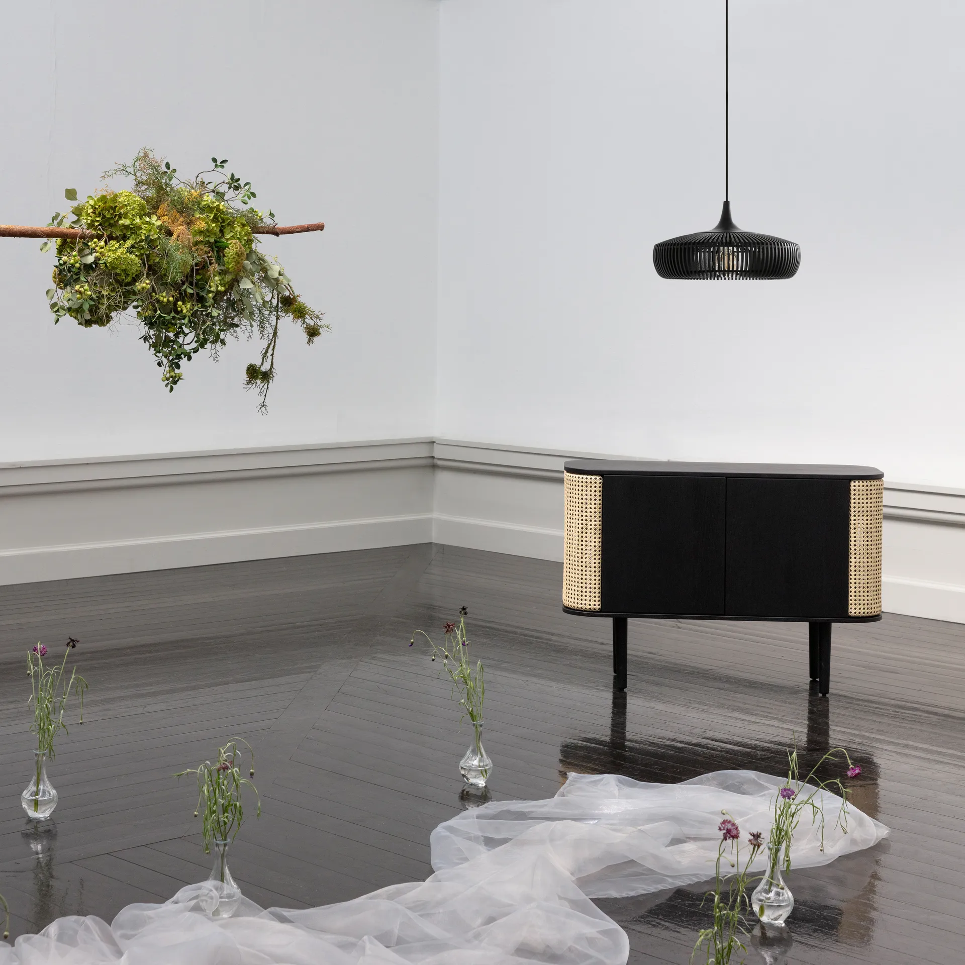 Clava Dine Wood abażur Ø43 cm, Black Umage