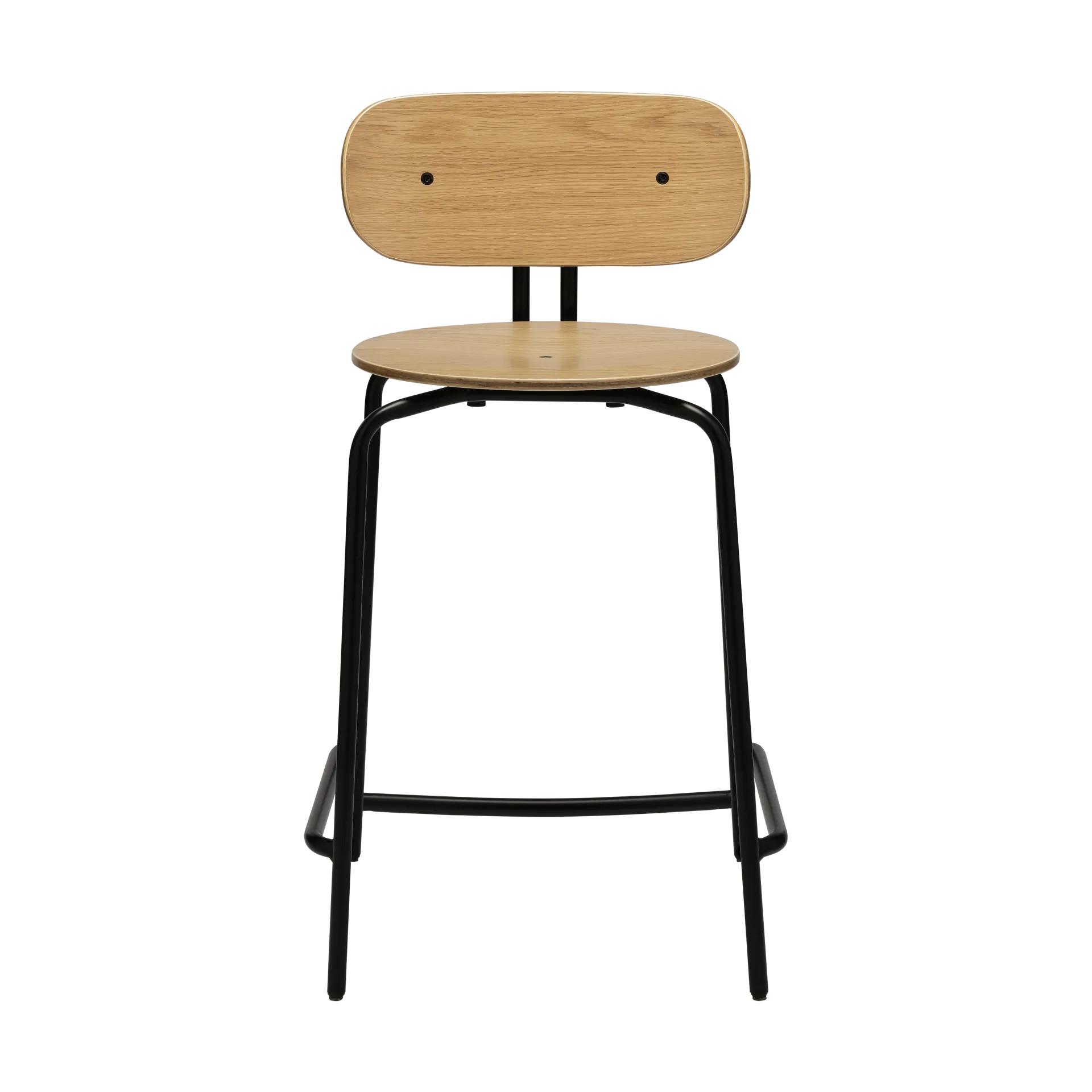 Krzesło barowe Curious 65 cm, Oak-black Umage