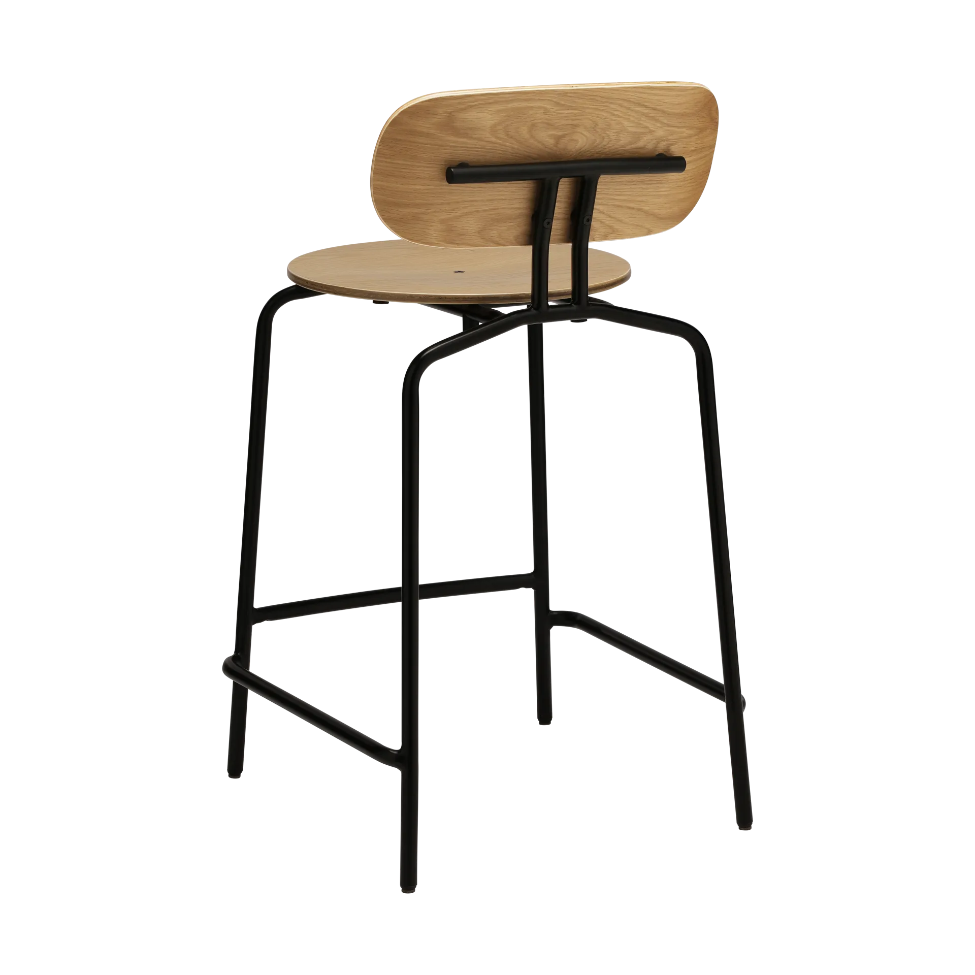 Krzesło barowe Curious 65 cm, Oak-black Umage