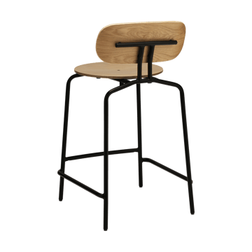 Krzesło barowe Curious 65 cm - Oak-black - Umage