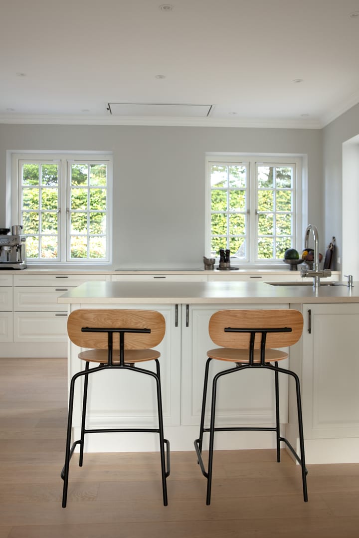 Krzesło barowe Curious 65 cm, Oak-black Umage