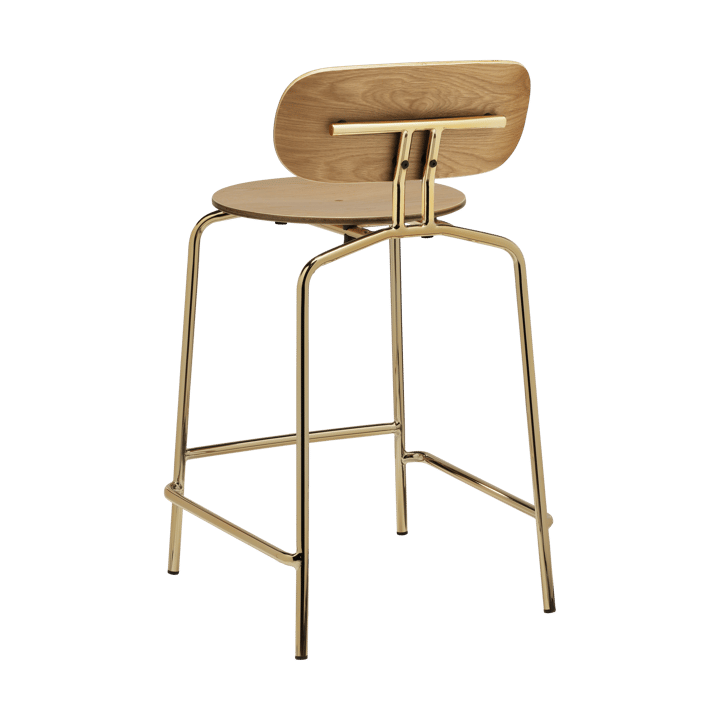 Krzesło barowe Curious 65 cm, Oak-brass Umage