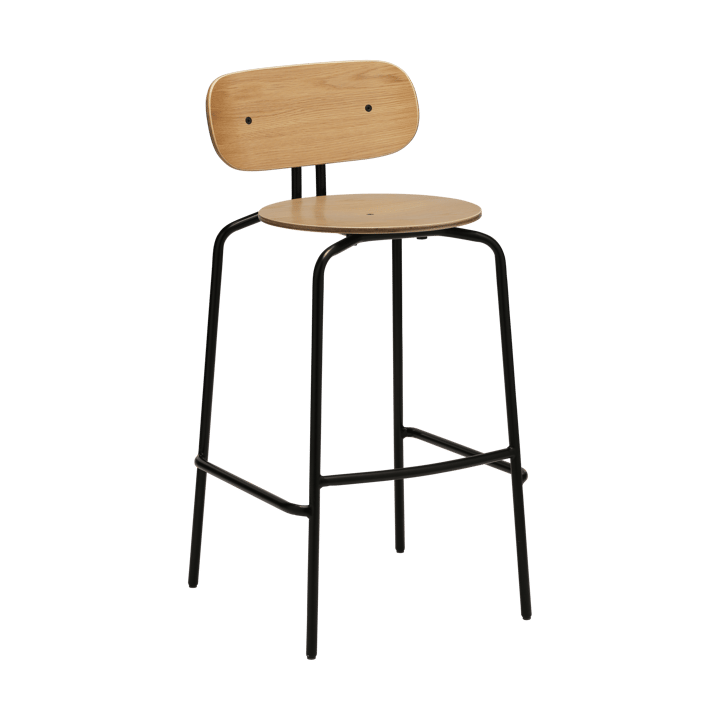 Krzesło barowe Curious 75 cm - Oak-black - Umage
