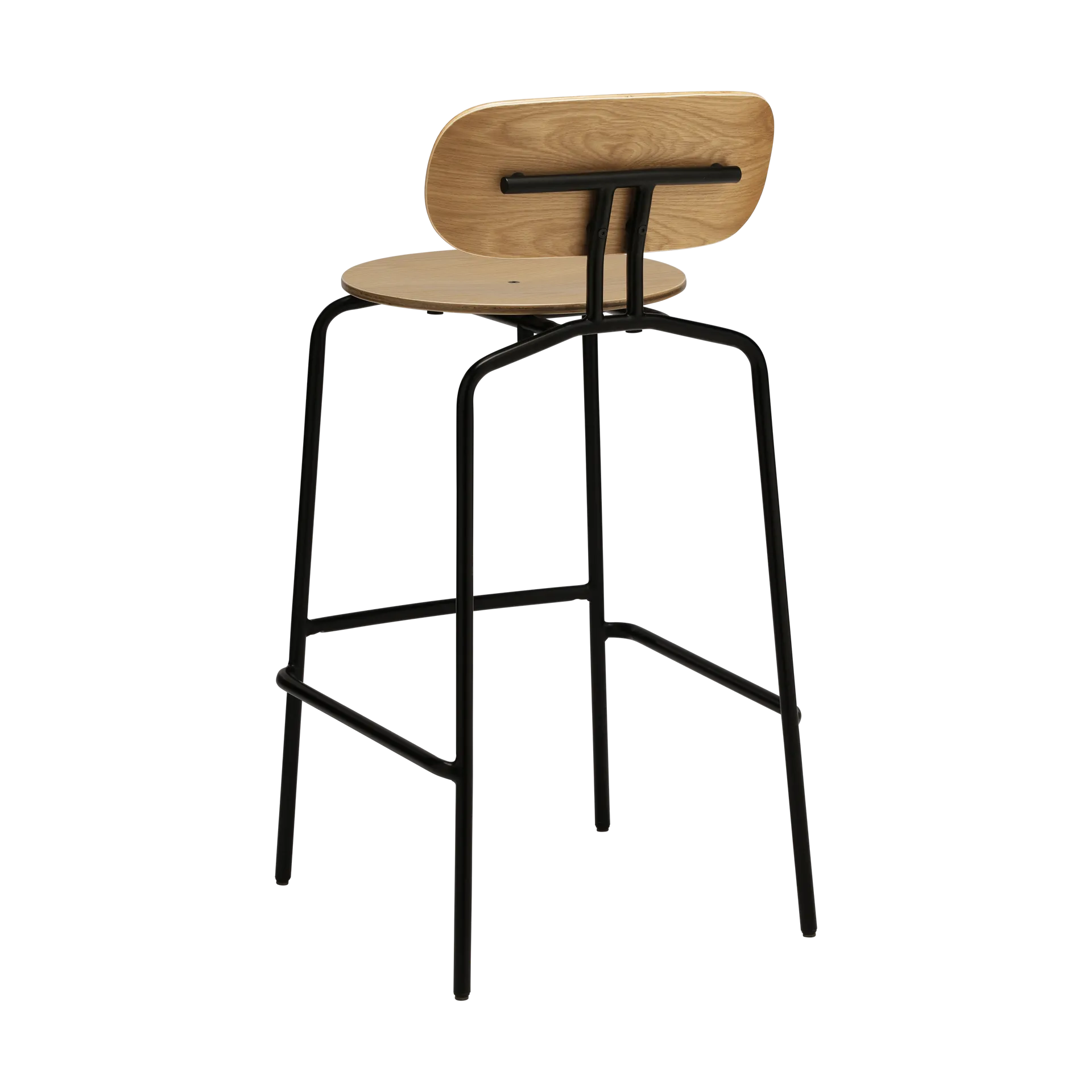 Krzesło barowe Curious 75 cm, Oak-black Umage