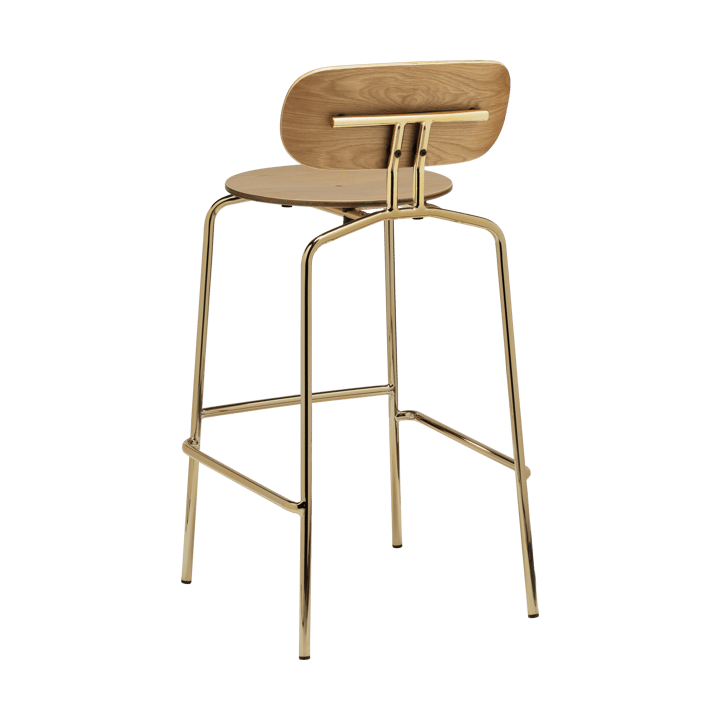 Krzesło barowe Curious 75 cm, Oak-brass Umage