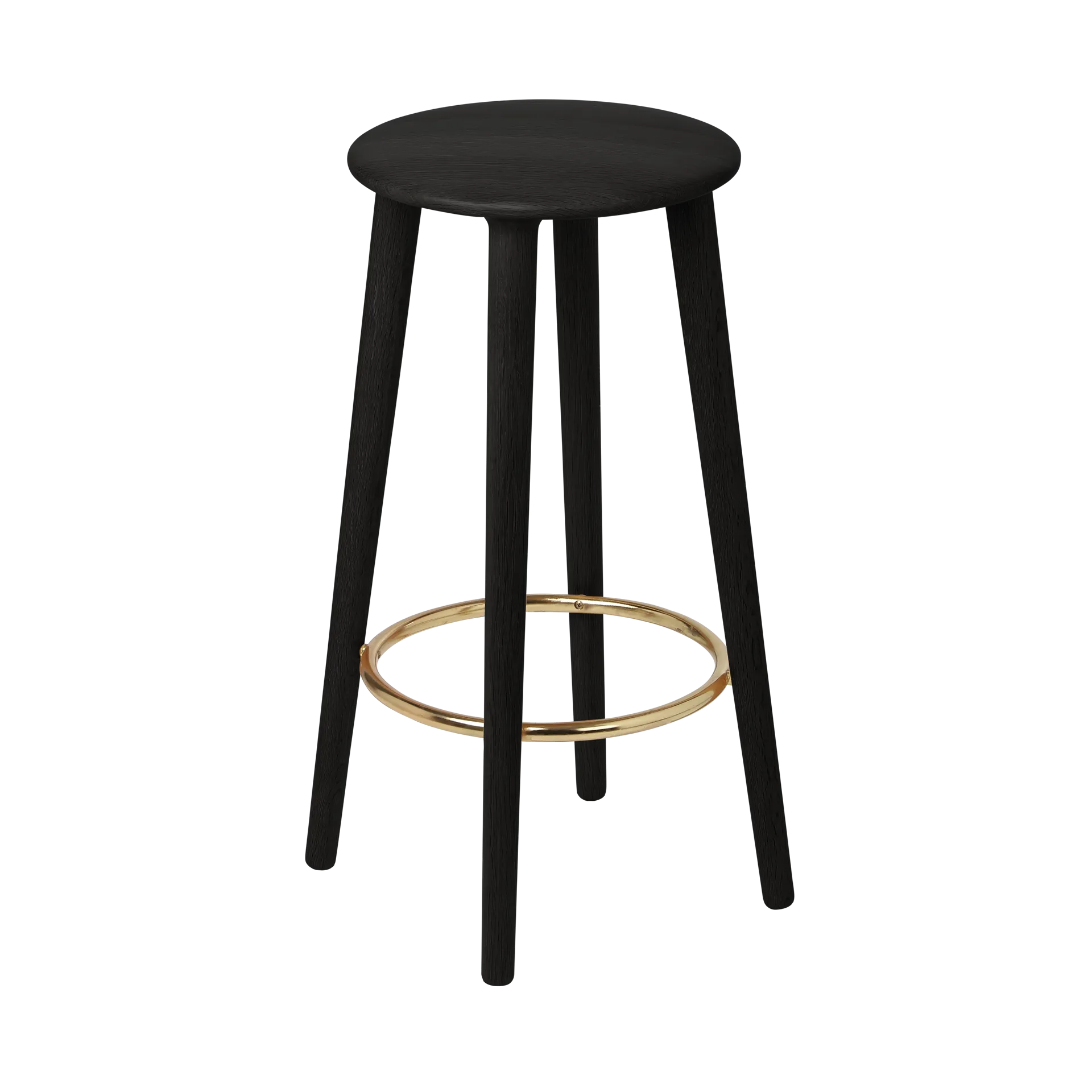 Krzesło barowe The Socialite Counter 67,5 cm, Black oak Umage