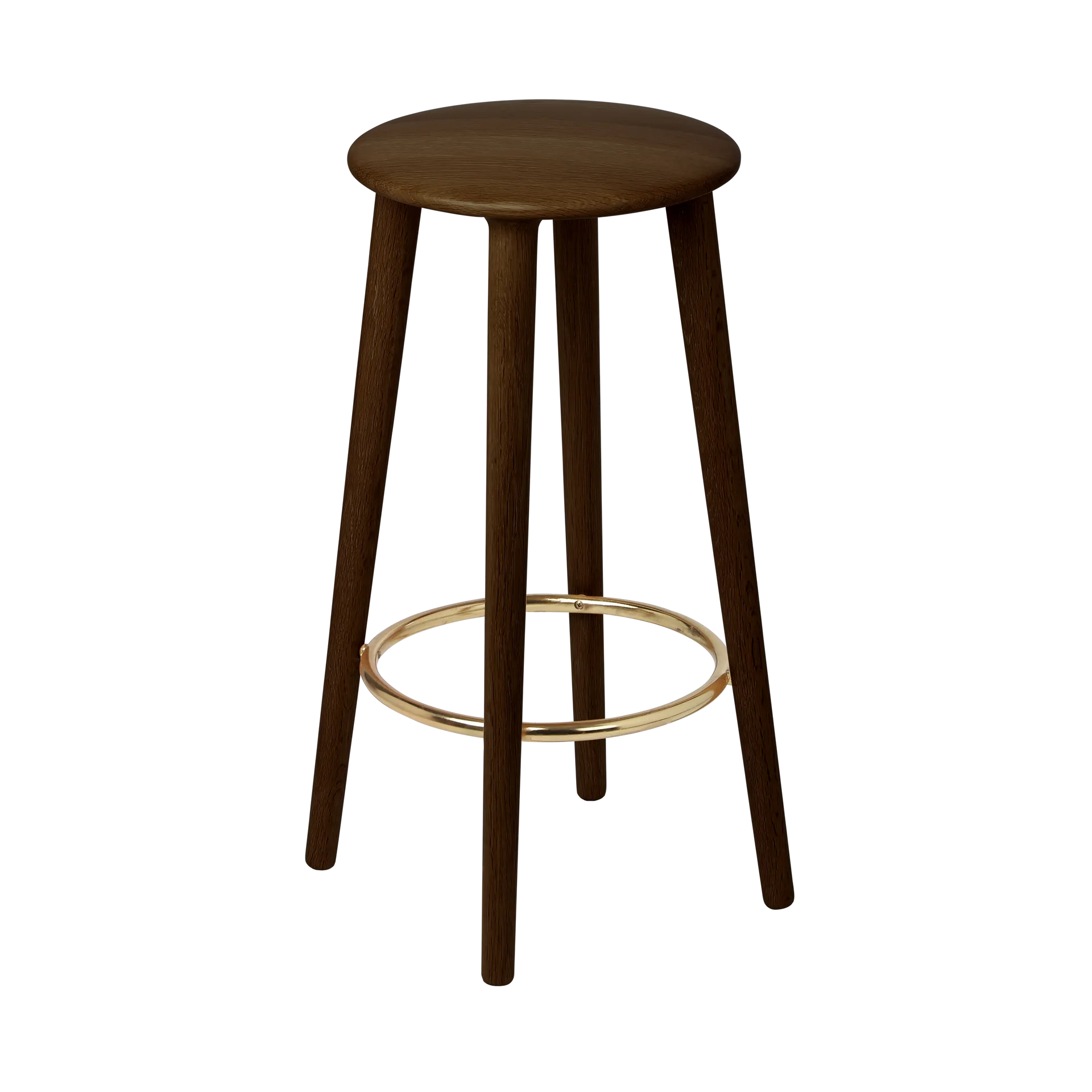 Krzesło barowe The Socialite Counter 67,5 cm, Dark oak Umage