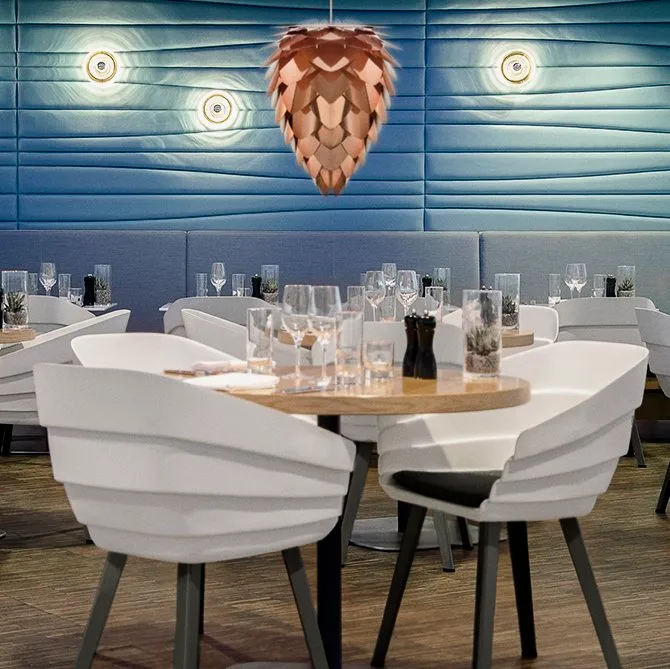 Lampa Conia miedź, Ø 30 cm Umage