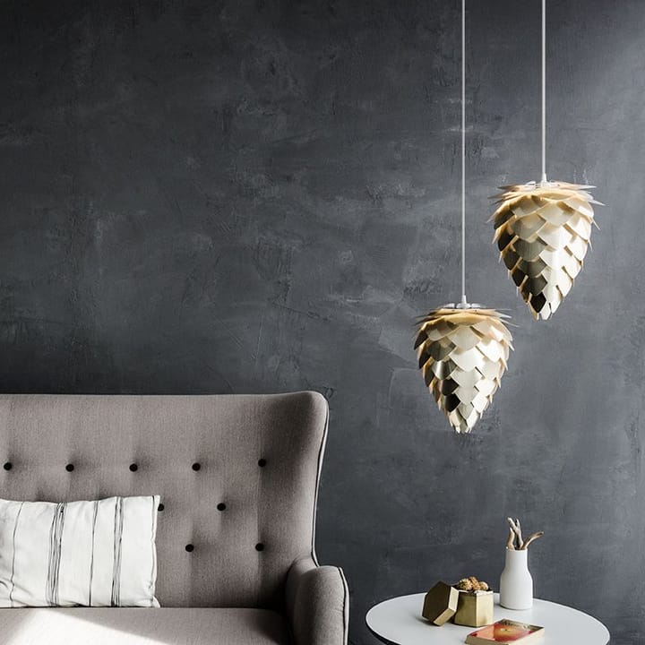 Lampa Conia mosiądz szczotkowany, Ø 30 cm Umage