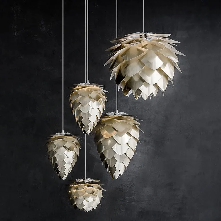 Lampa Conia mosiądz szczotkowany, Ø 40 cm Umage