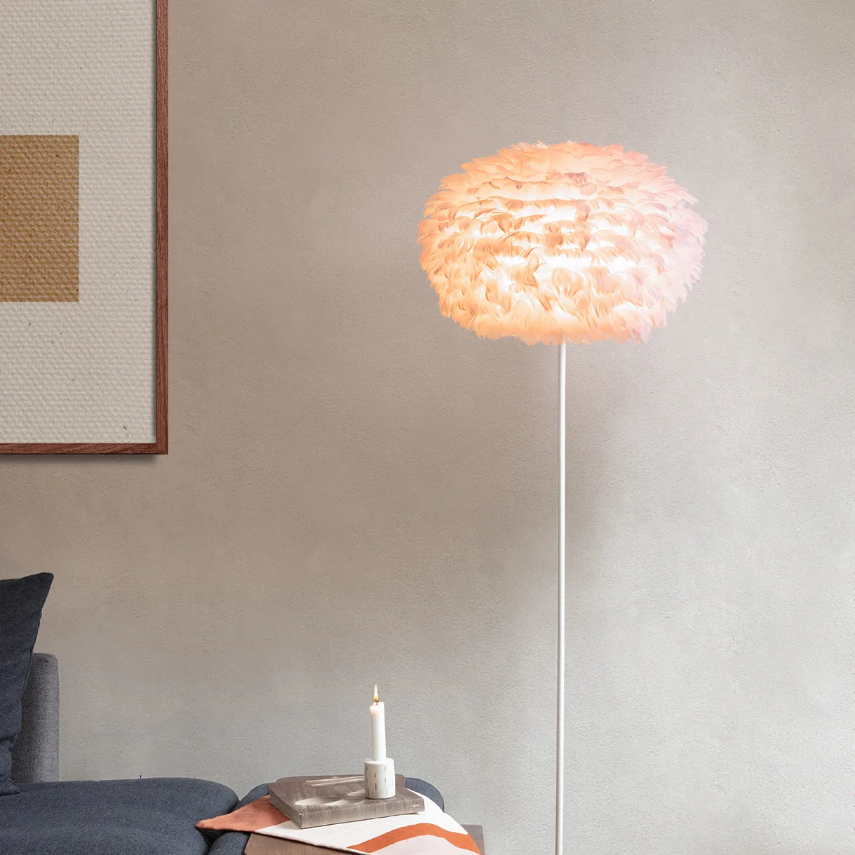 Lampa Eos jasnoróżowa, Medium Ø45 cm Umage