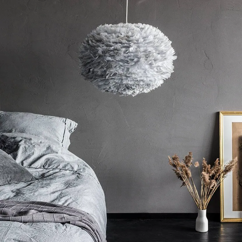 Lampa Eos jasnoszary, duży Ø 65 cm Umage