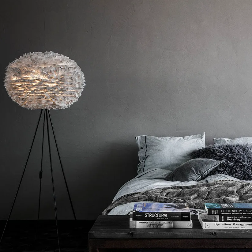 Lampa Eos jasnoszary, duży Ø 65 cm Umage