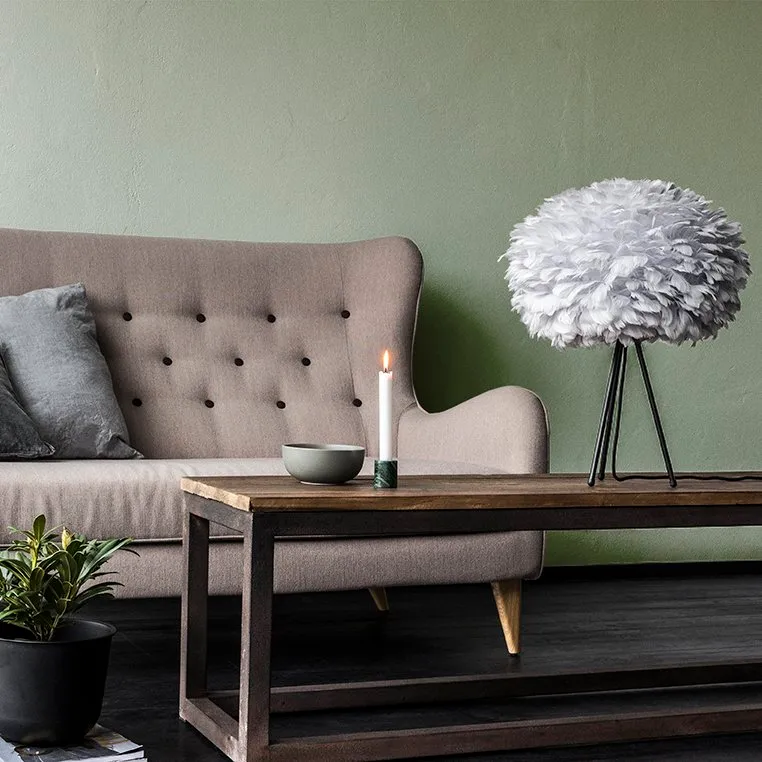 Lampa Eos jasnoszary, średni Ø 45 cm Umage