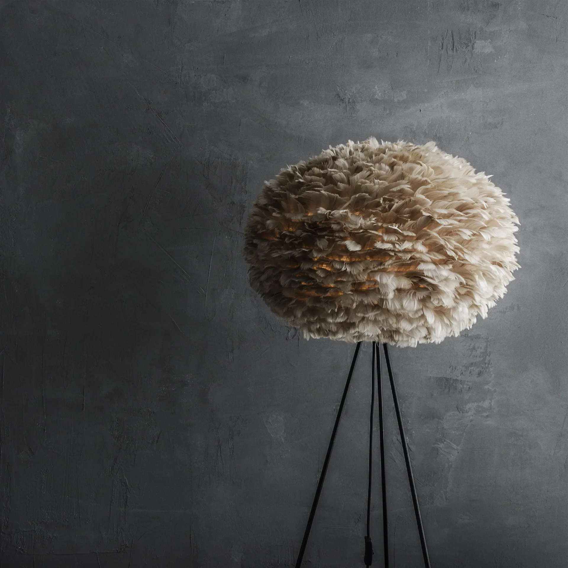 Lampa Eos - Jasny brąz, Duża Ø 65 cm Umage