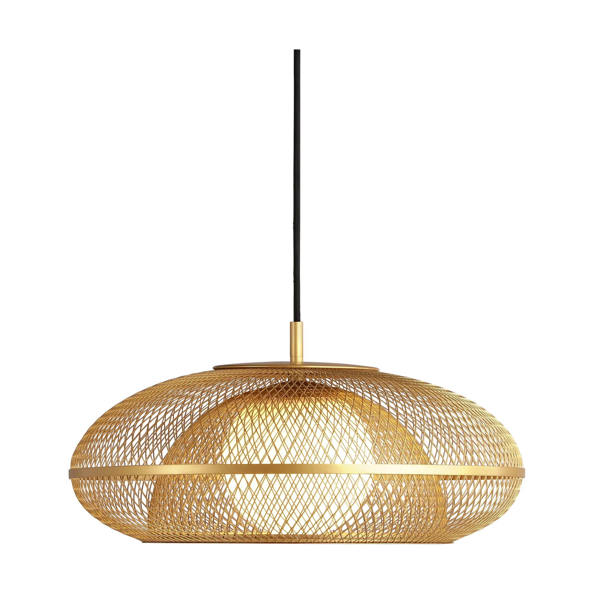 Lampa Faraday Brushed Brass, Medium Ø45 Umage