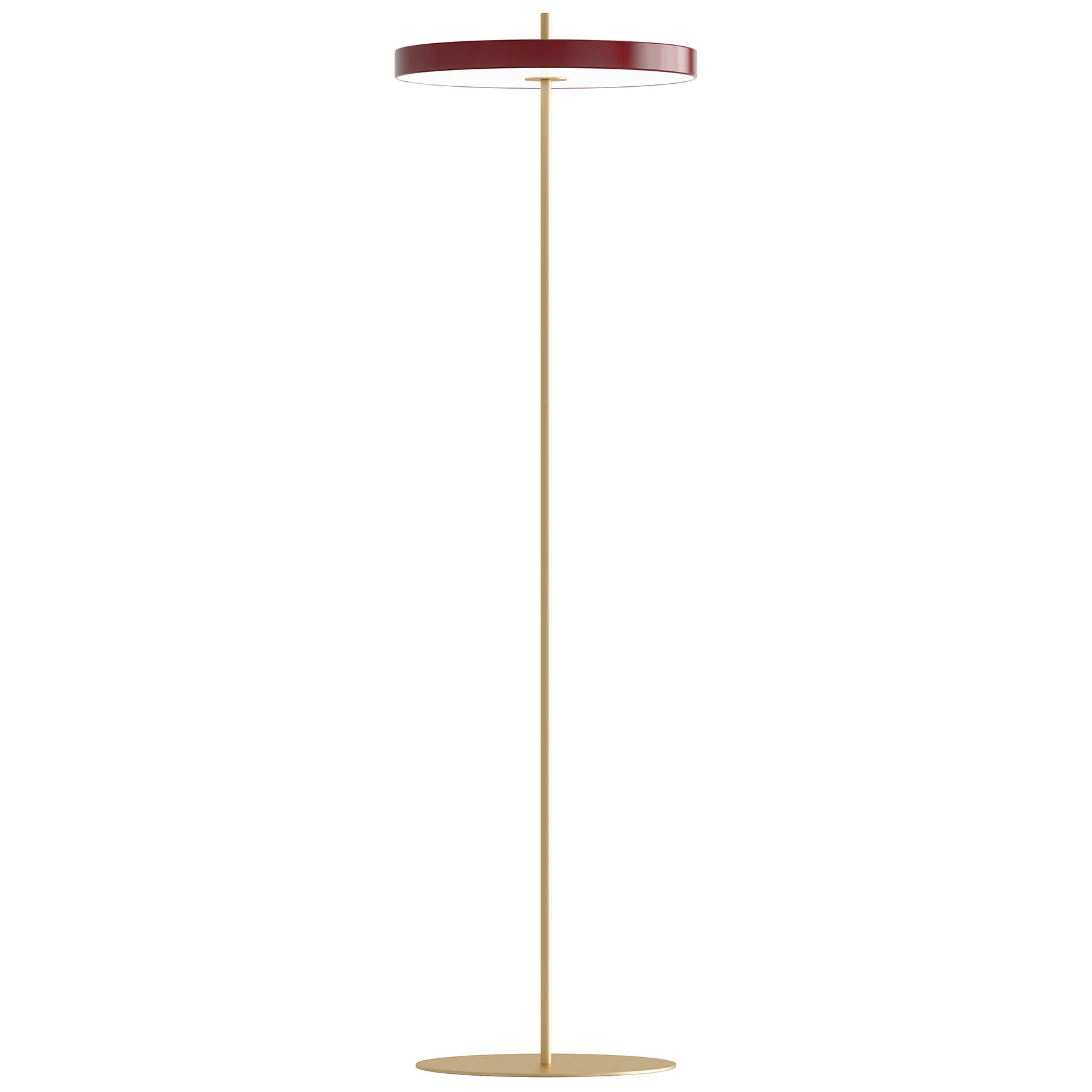 Lampa podłogowa Asteria, Ruby red Umage