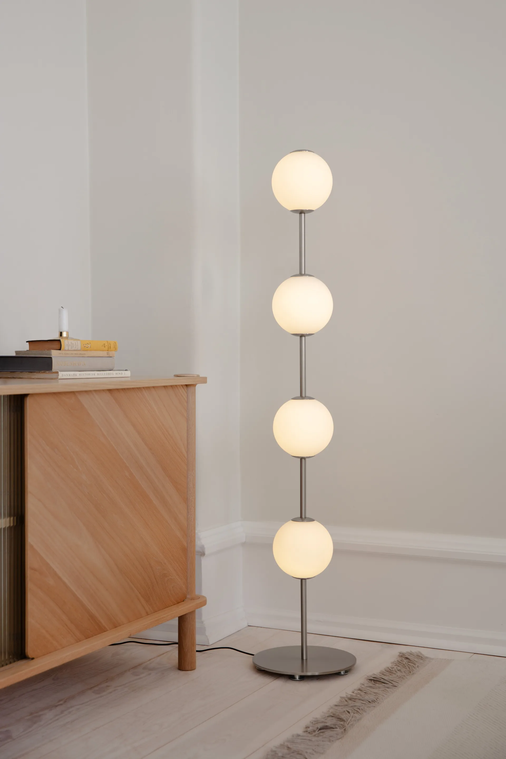 Lampa podłogowa Audrey Floor, Stal Umage
