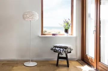 Lampa podłogowa Eos średnia biała - Umage