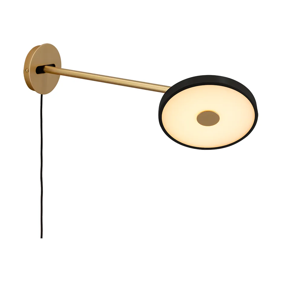 Lampa ścienna Asteria Wall, Long, Black-brass Umage
