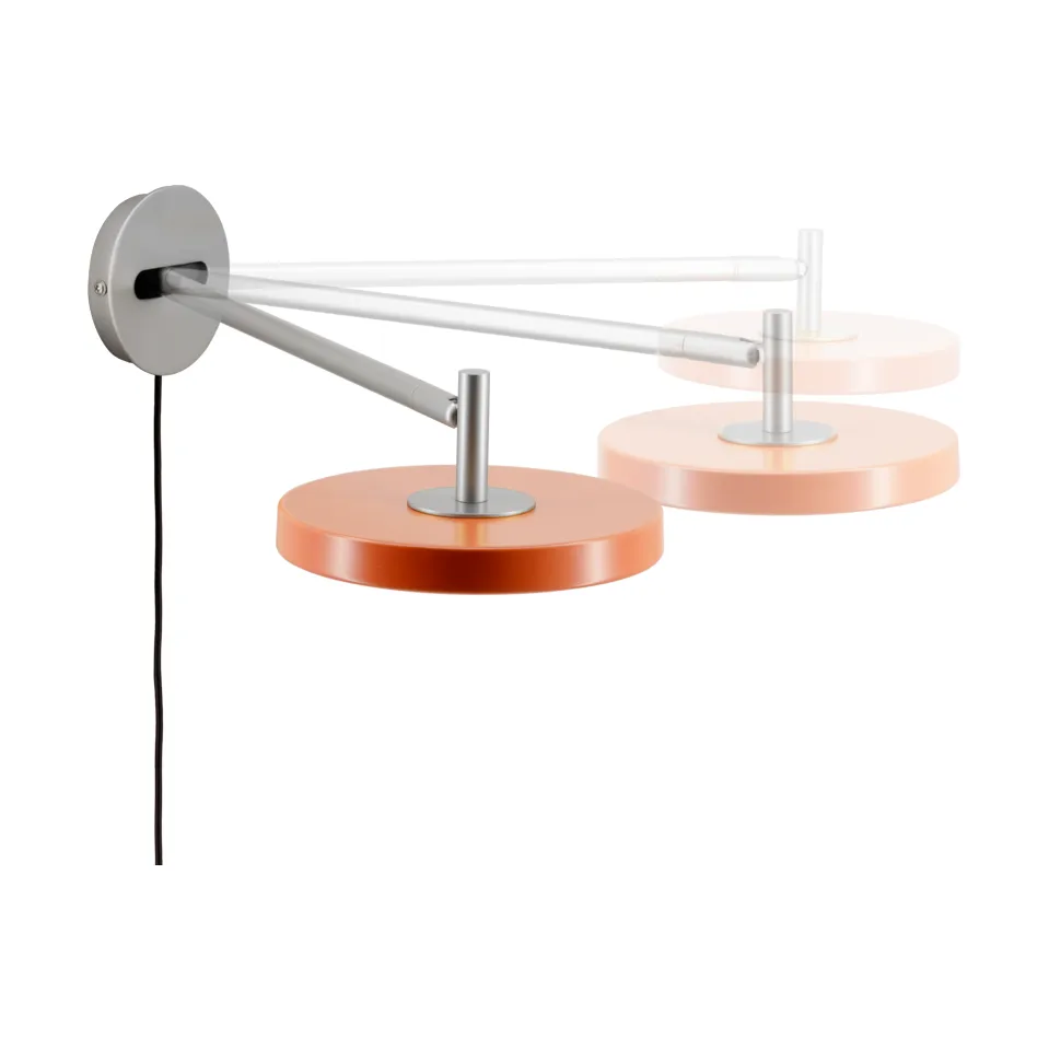 Lampa ścienna Asteria Wall, Long, Nuance orange-chrome Umage