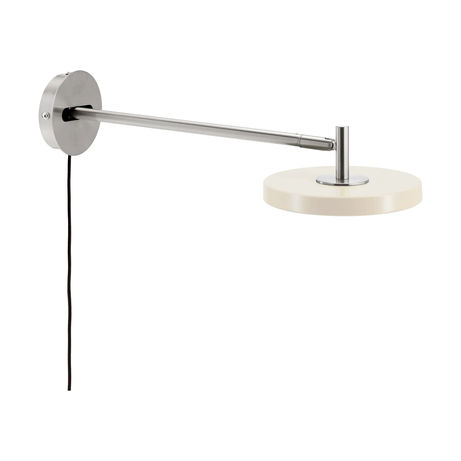 Lampa ścienna Asteria Wall, Long, Pearl White-chrome Umage