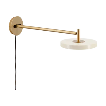 Lampa ścienna Asteria Wall long - Pearl white - Umage