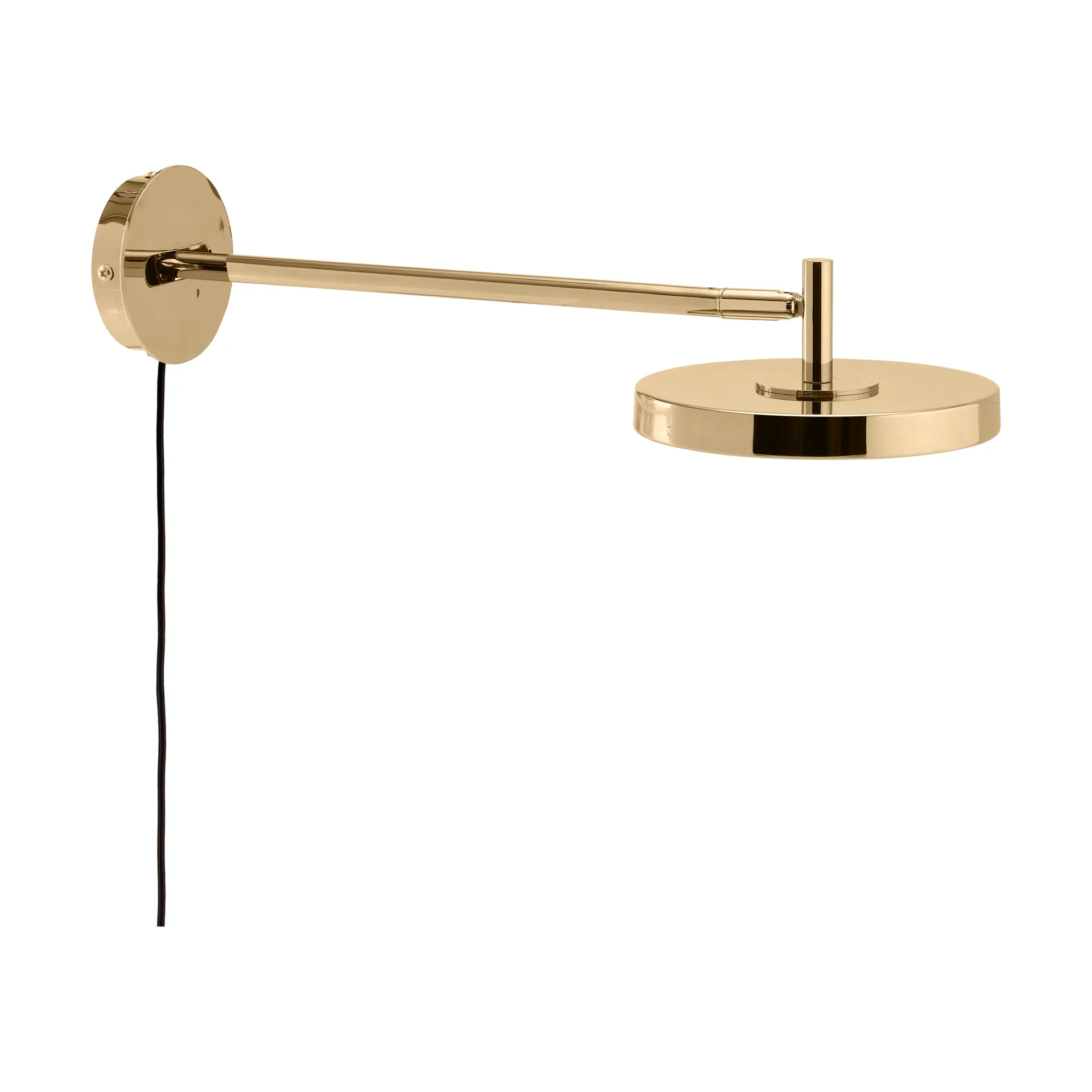 Lampa ścienna Asteria Wall long, Polerowany mosiądz Umage