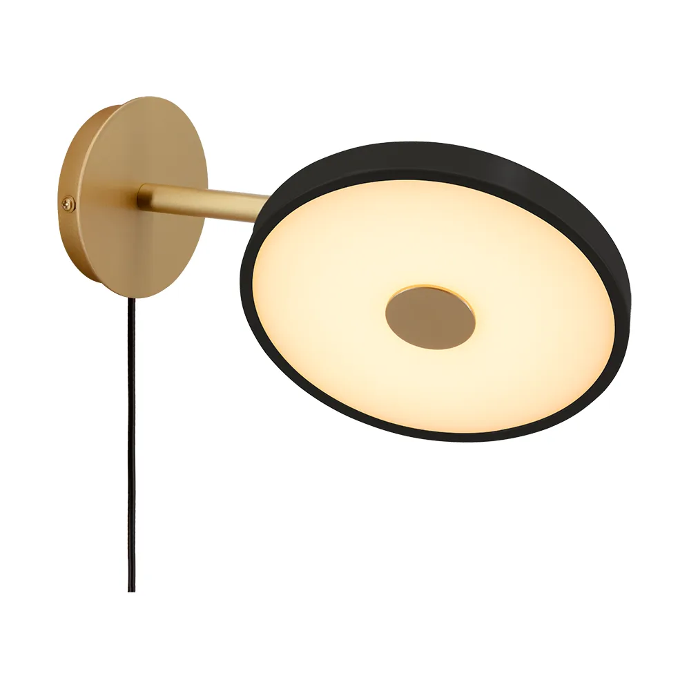 Lampa ścienna Asteria Wall, Short, Black-brass Umage
