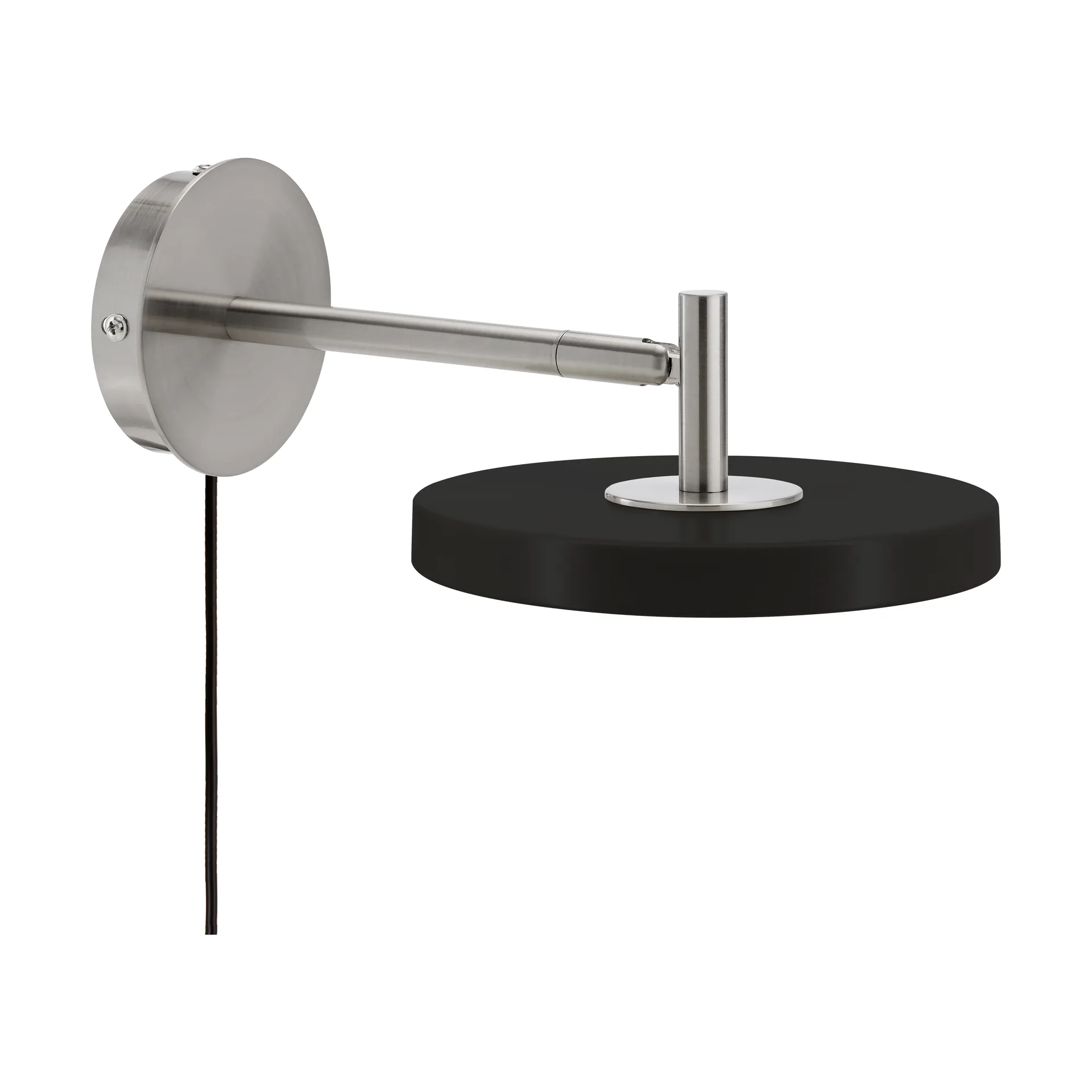 Lampa ścienna Asteria Wall, Short, Black-chrome Umage
