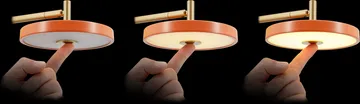 Lampa ścienna Asteria Wall - Short, Nuance mist-brass - Umage