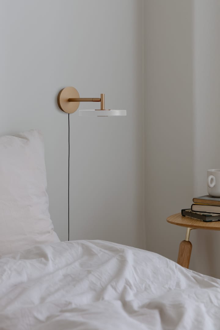 Lampa ścienna Asteria Wall short, Pearl white Umage