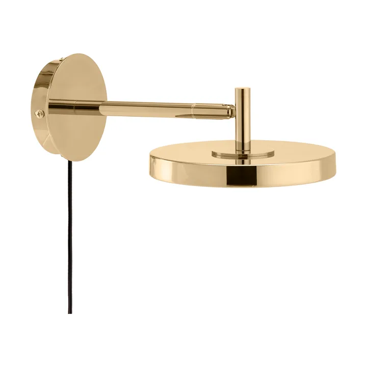 Lampa ścienna Asteria Wall - Short, Polished brass - Umage
