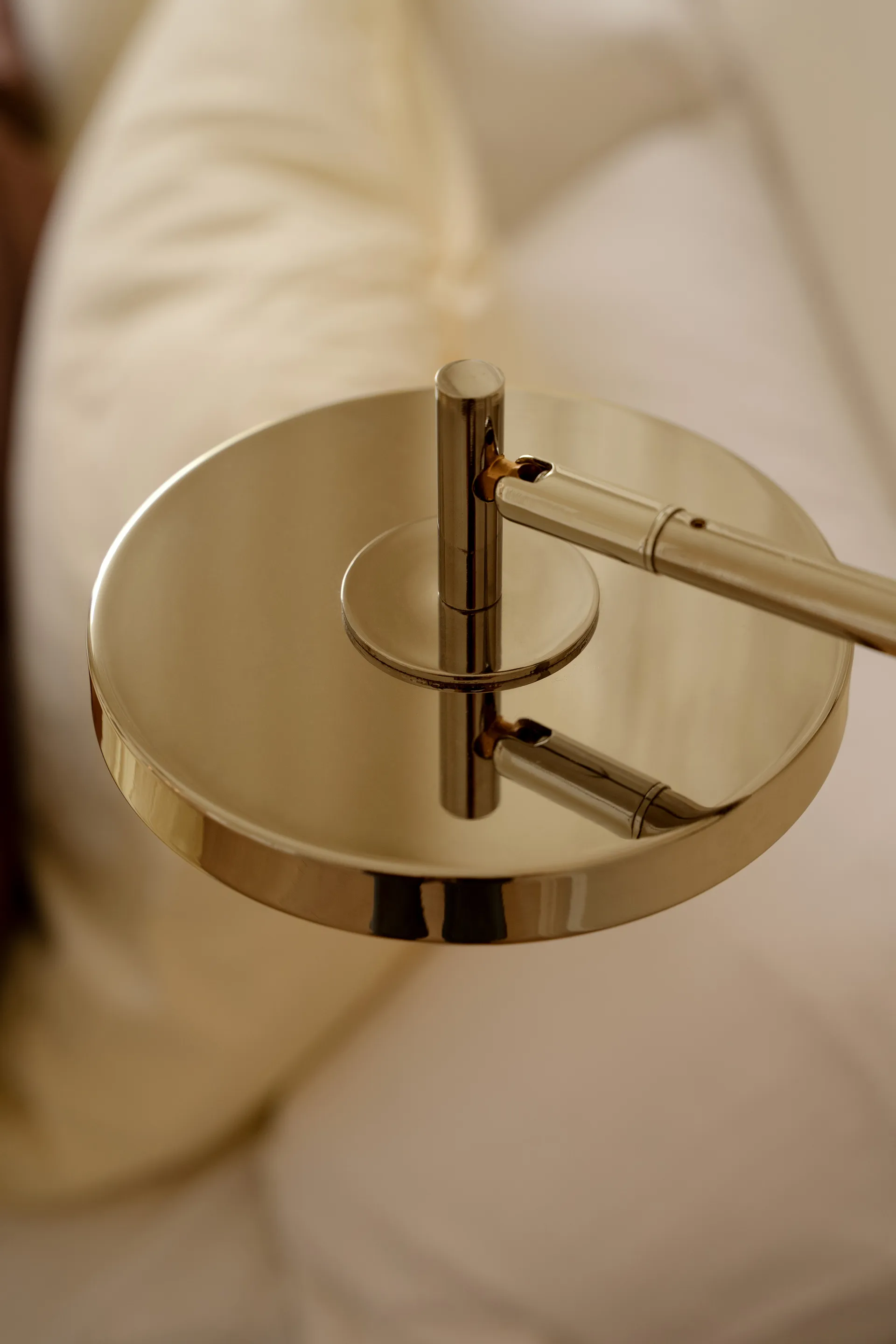 Lampa ścienna Asteria Wall, Short, Polished brass Umage