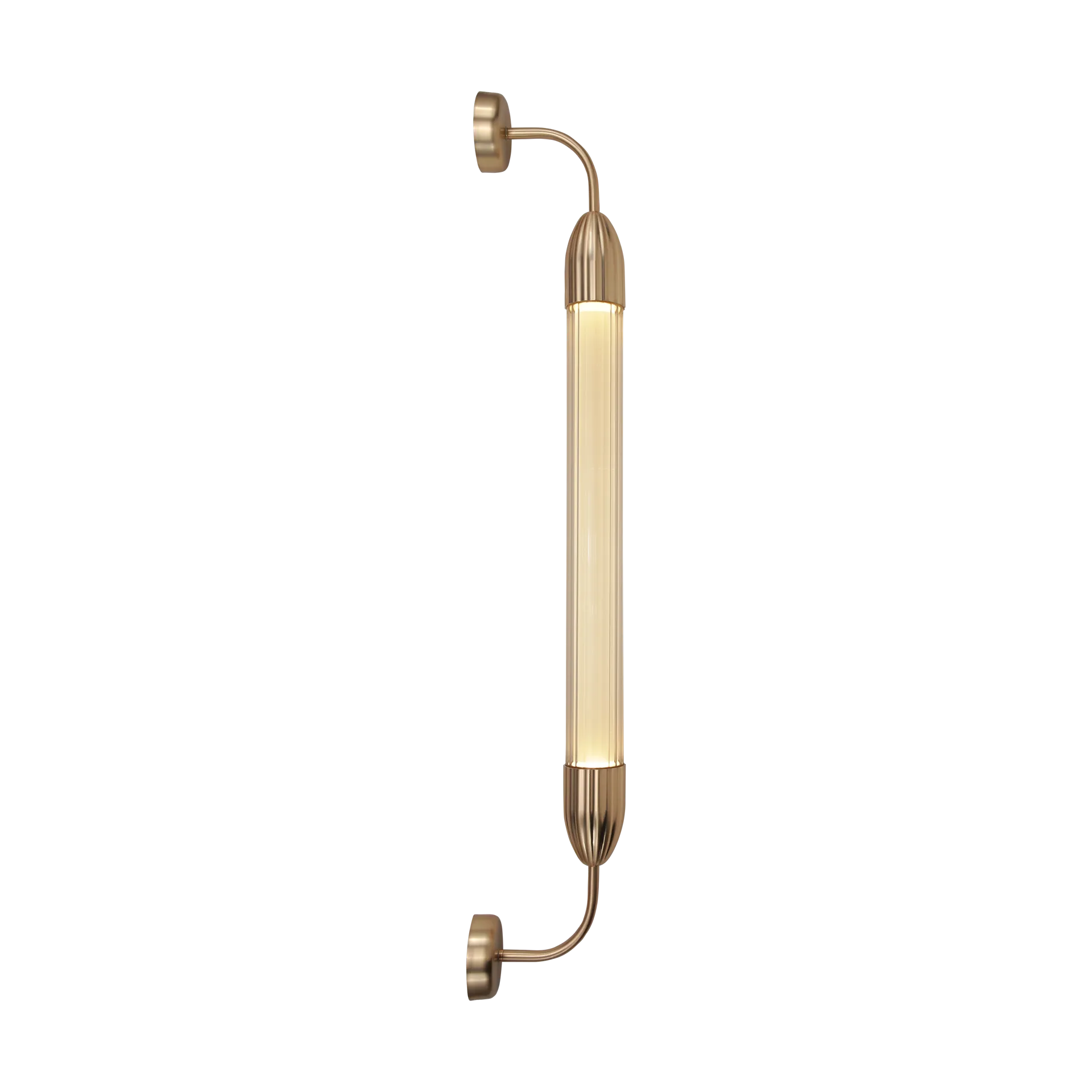 Lampa ścienna Lemon Squeeze Wall long, Single plated brass Umage