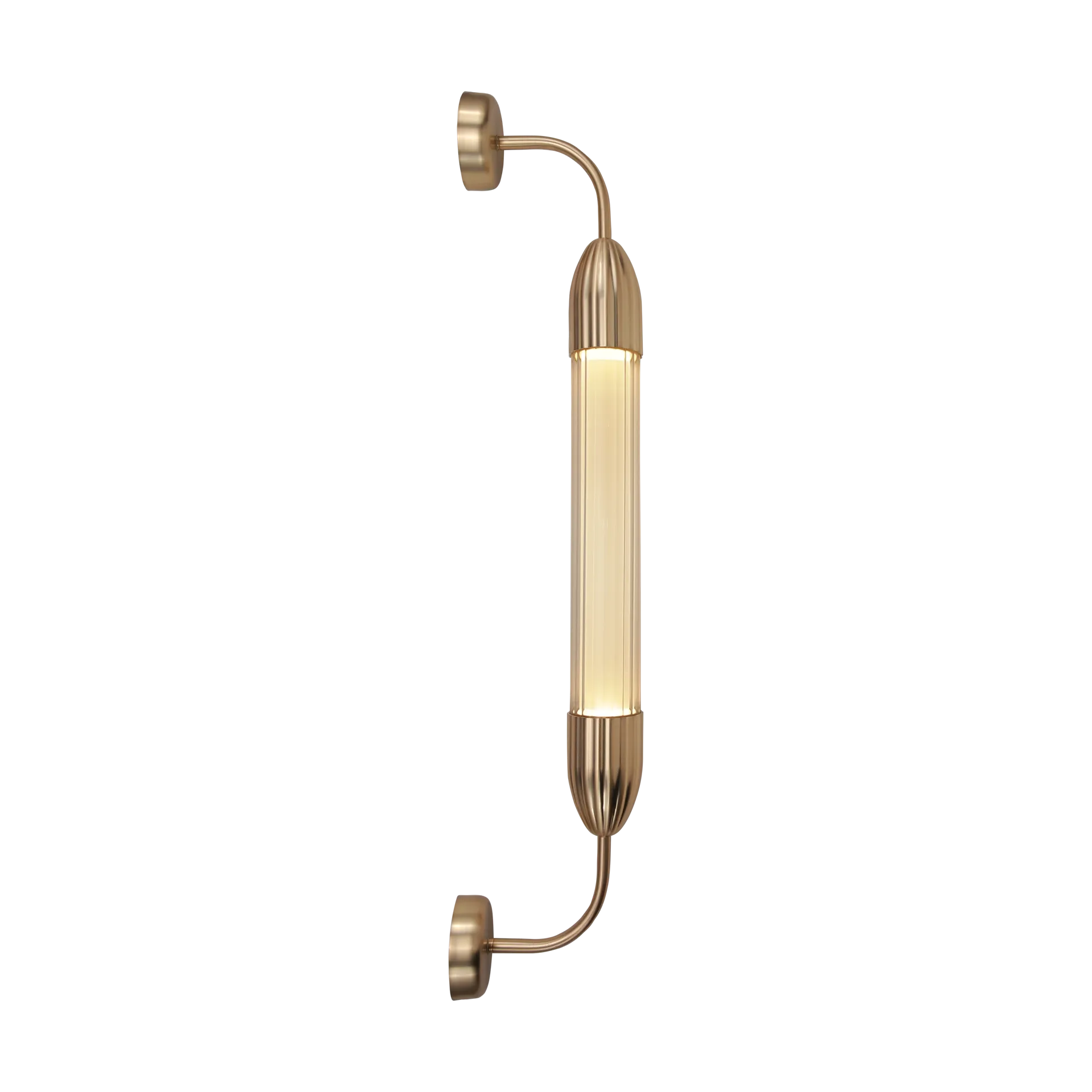 Lampa ścienna Lemon Squeeze Wall short, Single plated brass Umage