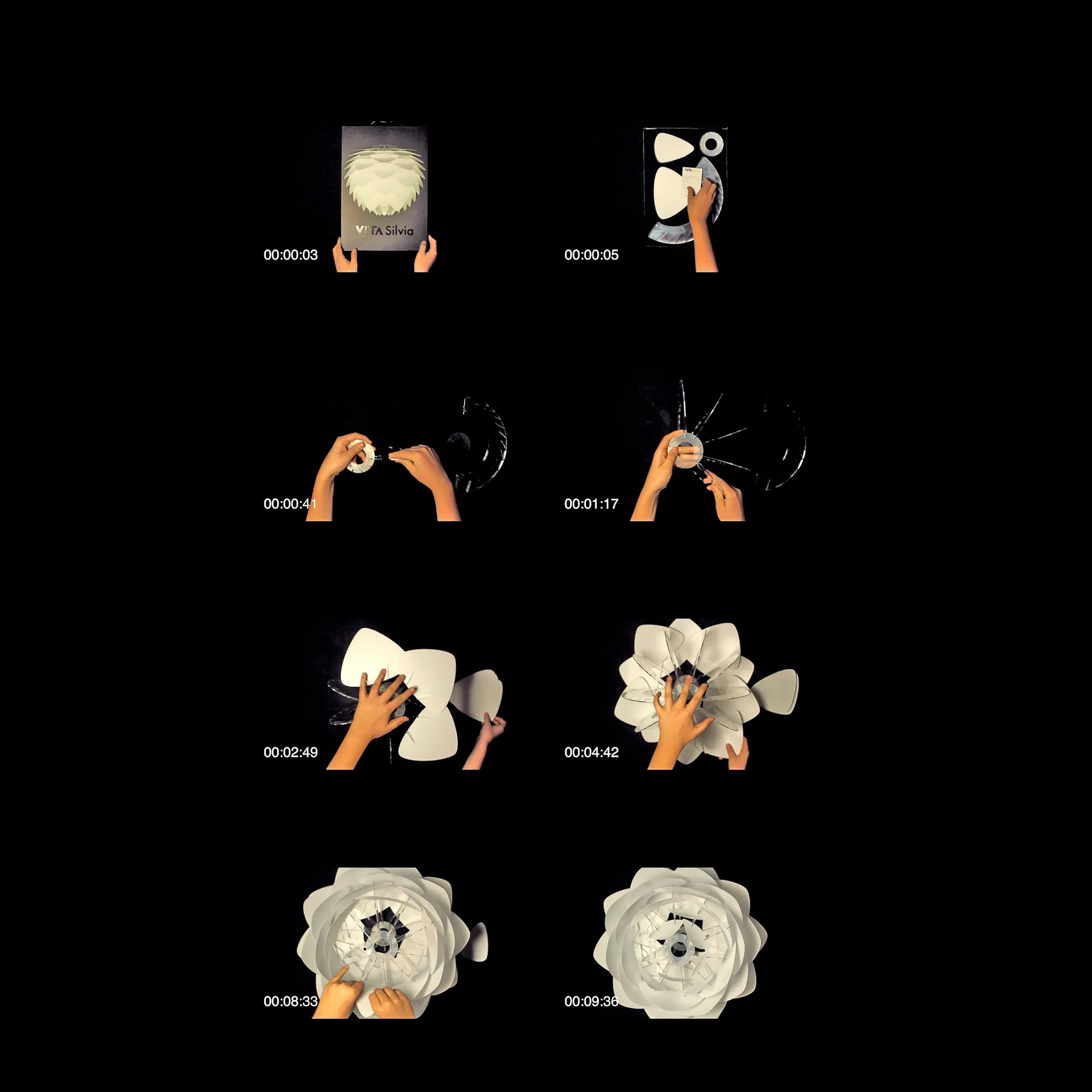 Lampa Silvia biała, Ø 32 cm Umage