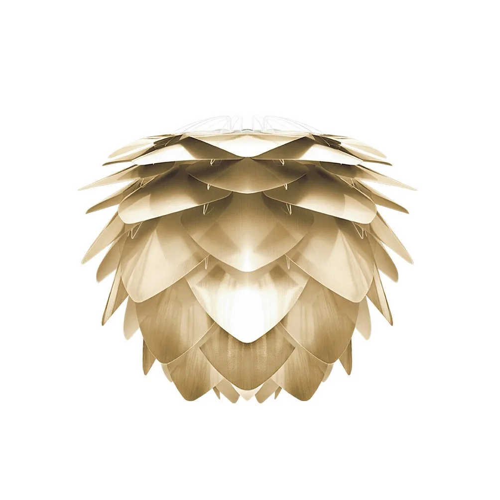 Lampa Silvia szczotkowany mosiądz, Ø 32 cm Umage