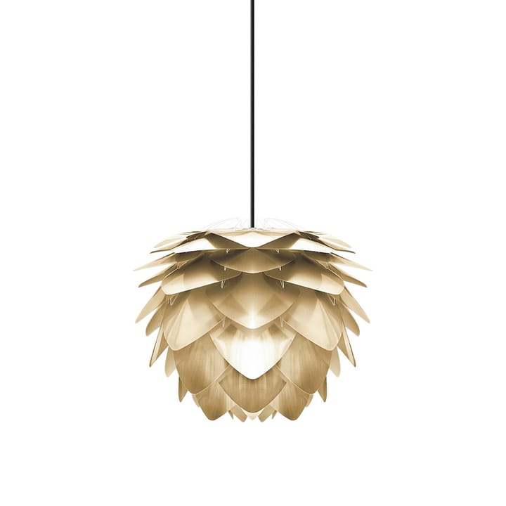 Lampa Silvia szczotkowany mosiądz, Ø 50 cm Umage