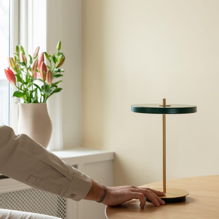 Lampa stołowa Asteria Move, Forest green Umage