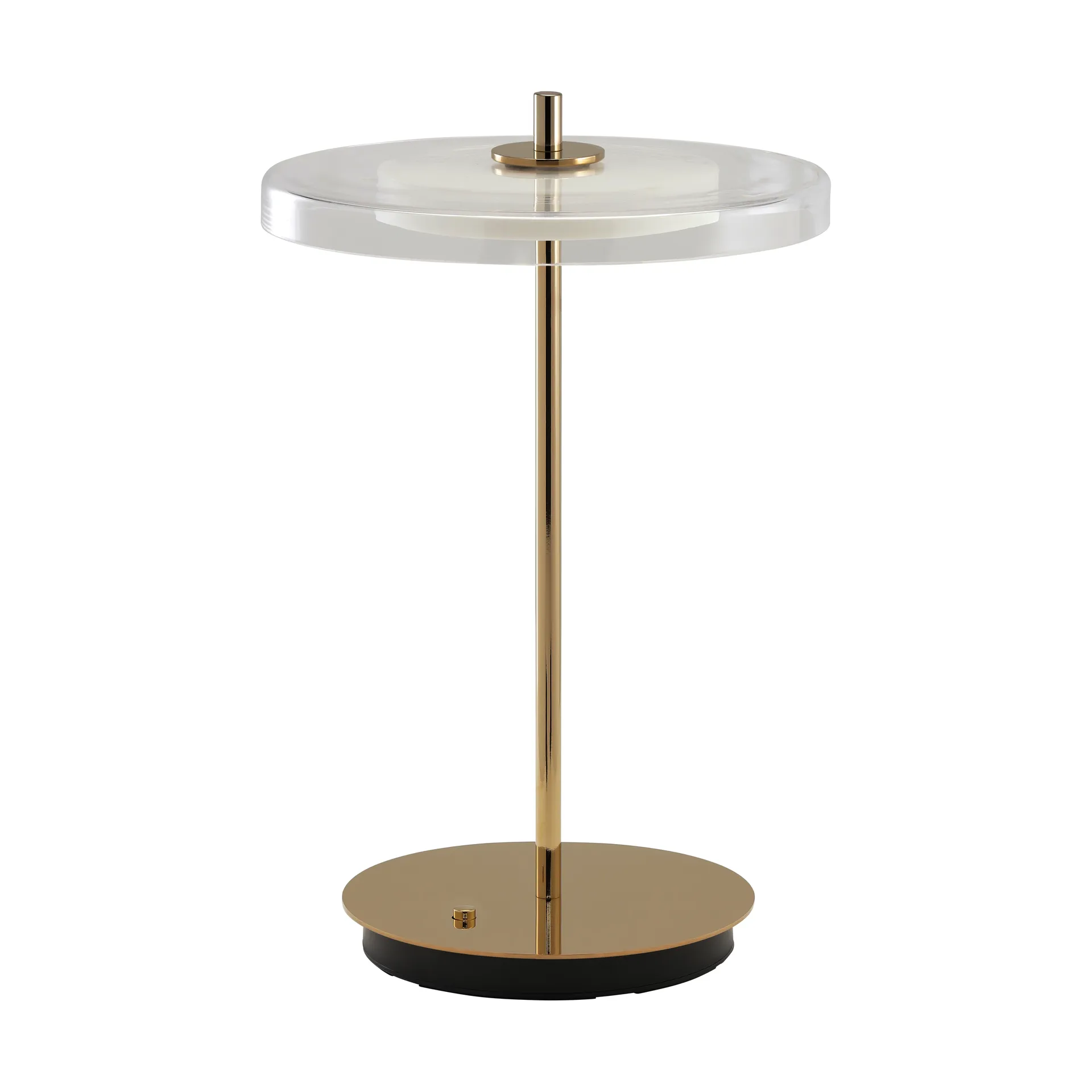 Lampa stołowa Asteria Move, Glass-polished brass Umage
